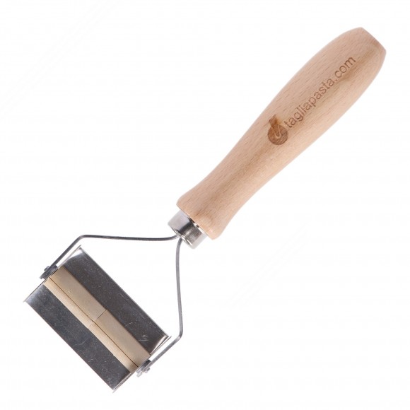 Cortador de massa com lâminas lisas de aço para fazer Ravioli, Tortelli & Tortelloni - 56mm
