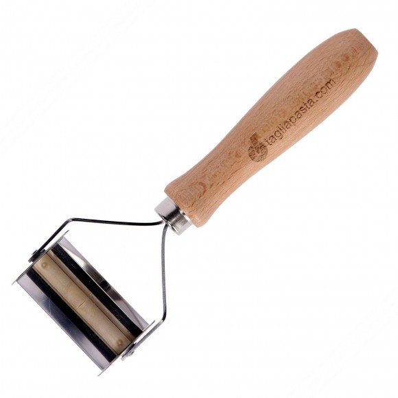 Herramienta de corte con cuchillas lisas de acero inoxidable para hacer pasta de farfalle - 56mm