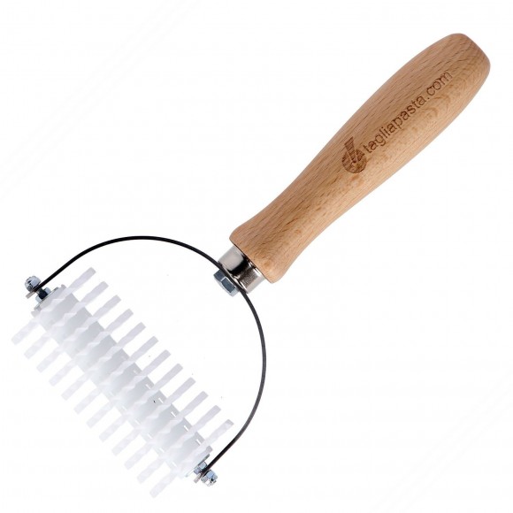 Ferramenta de corte de macarrão com lâminas plásticas de alimentos de 12 dentes para fazer sim- 9.5mm