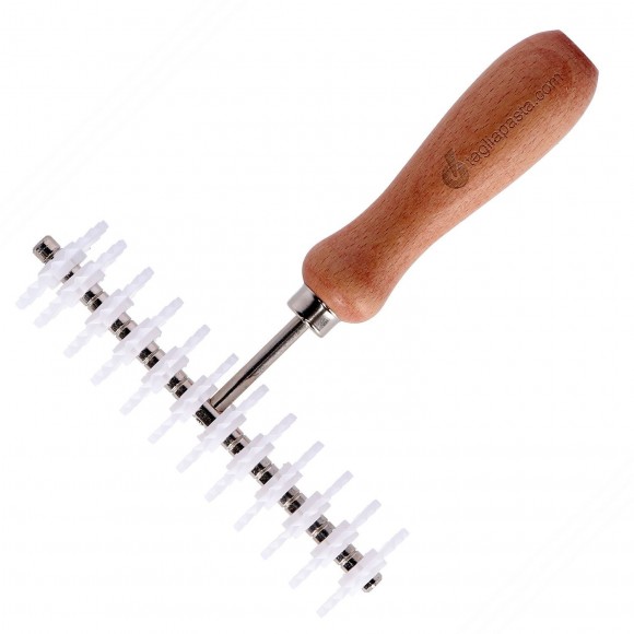 Ajustável cortador de massa com 12 lâminas de dentes Derlin