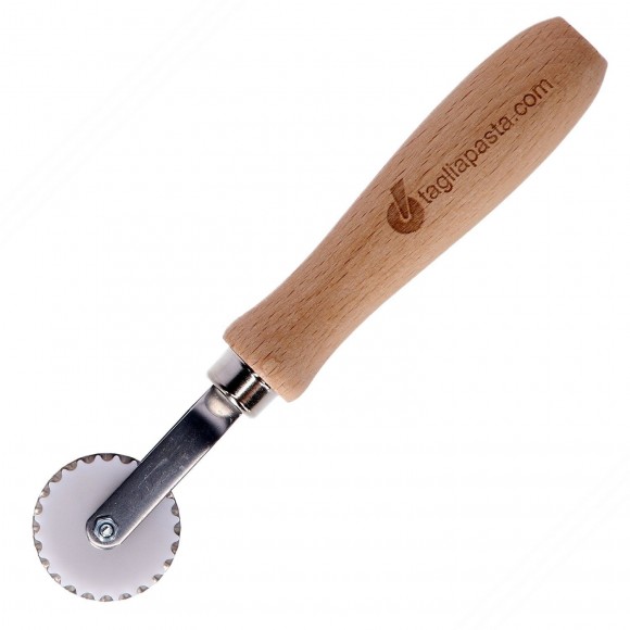 Rolling cutter for cutting and sealing Pasta, Serrated steel blade width 4mm