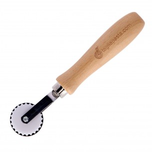 Rolling cutter for cutting and sealing Pasta, smooth steel blade width 4mm 2
