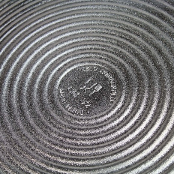 Panel de aluminio plano para piadina, crepes o tortillas. Diámetro 32 cm.