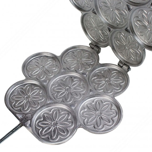 La Tigella - Tigelliera 7 plaatsen in aluminium - tigelle dia. 8,5 cm