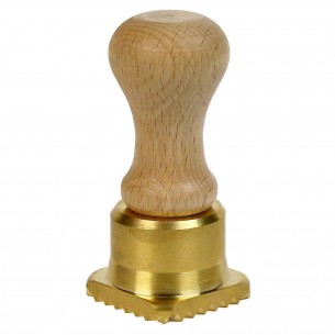 Square Shaped Brass Stamp with Automatic Ejector for Cutting Ravioli - Measures 45x45 mm 2