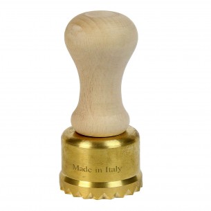 Rund geformt Gussform aus Messing mit automatischer Auswerfer zum Schneiden von Ravioli - Durchmesser 50 mm 2