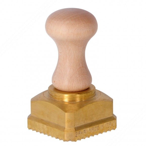 Quadratische Form Gussform aus Messing mit automatischem Ejektor zum Schneiden von Ravioli - Maßnahmen 60x60 mm