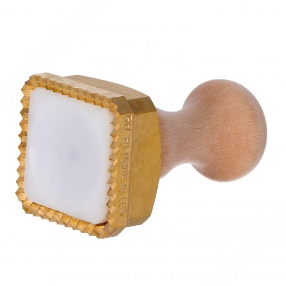 Quadratische Form Gussform aus Messing mit automatischem Ejektor zum Schneiden von Ravioli - Maßnahmen 60x60 mm