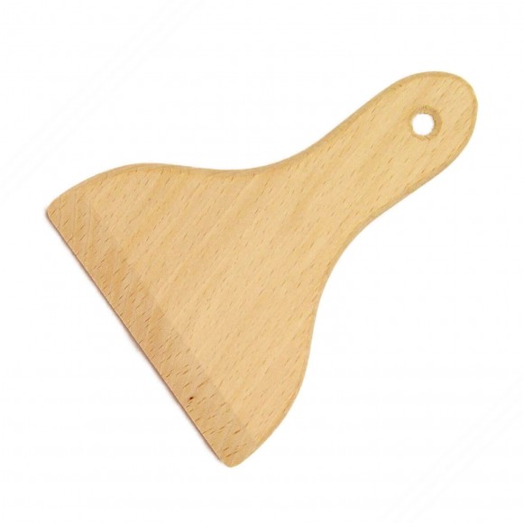 Spatola con manico in legno di faggio per tagliere pasta