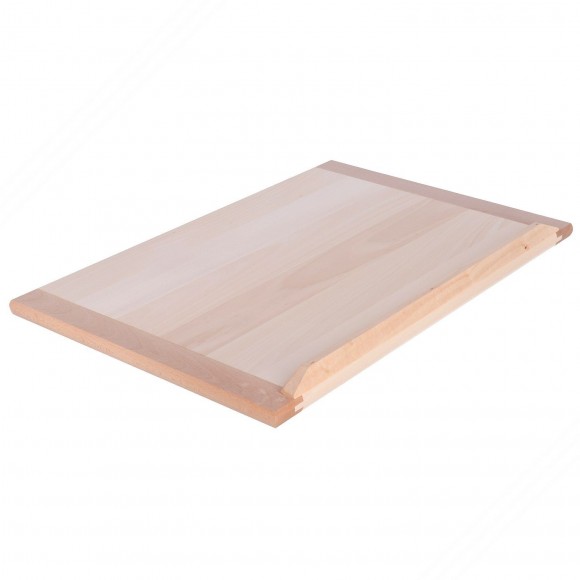 Tablero de pastelería en madera de tilo. Dimensiones: 60x40x2 cm