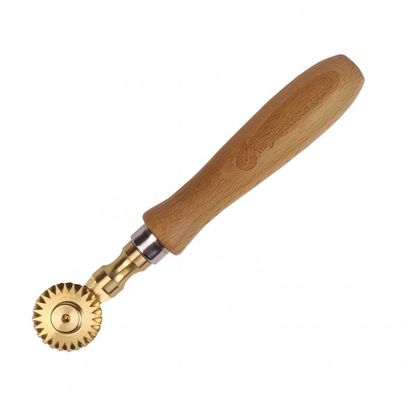 Brass cutter wheel with single toothed blade with 30 mm diameter