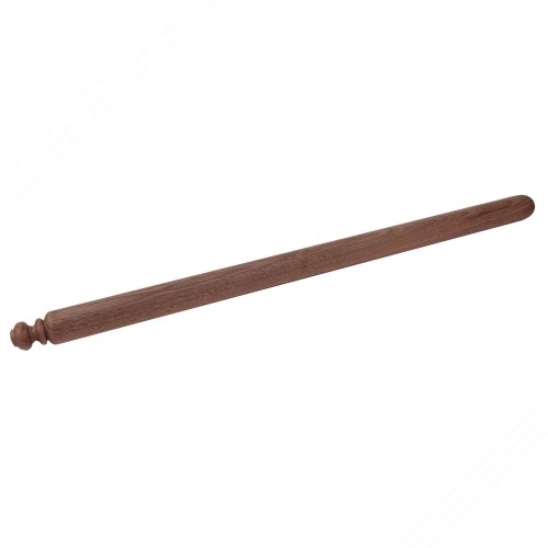 Rolling pin in walnut tree wood for fresh homemade pasta. 100 cm