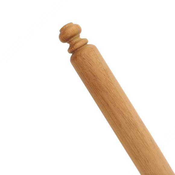 Rodillo en madera de árbol de iroko para pasta casera fresca. 80 cm