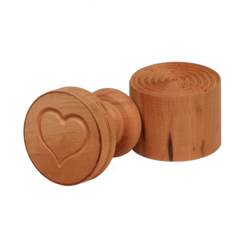 Heart-shaped Stamp for Making Ligurian Corzetti Pasta