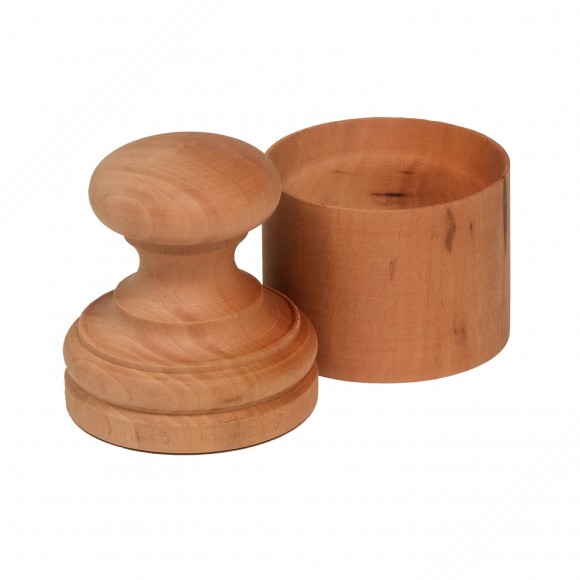 Heart-shaped Stamp for Making Ligurian Corzetti Pasta