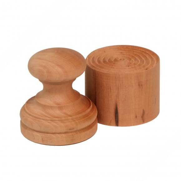 Heart-shaped Stamp for Making Ligurian Corzetti Pasta