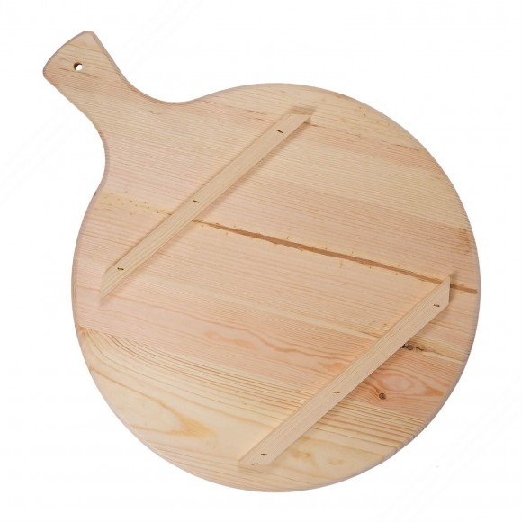 Wooden round cutting board for pizza