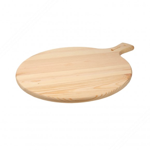Wooden round cutting board for pizza