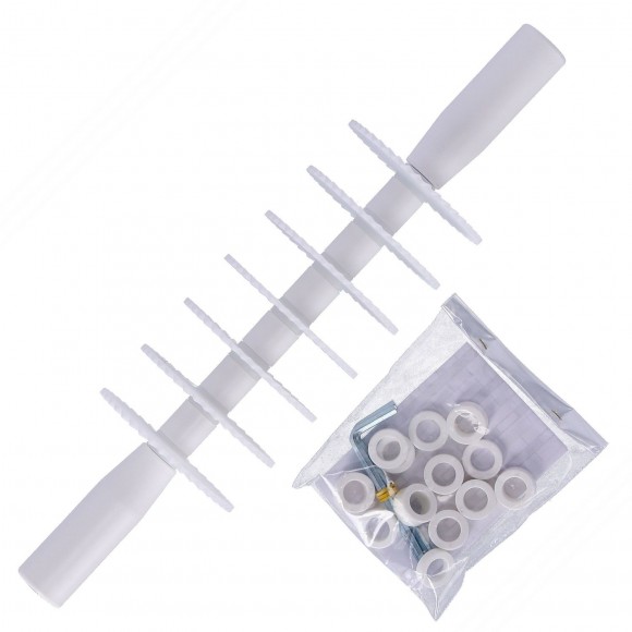 Couteau à pâte rotatif professionnel avec 7 Dentelé Blades in Plastique POM alimentaire