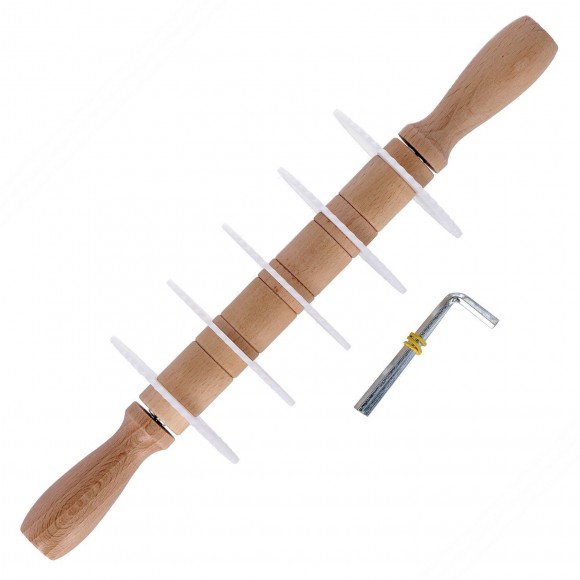 Cortador de masa rotativo profesional con 5 Dentado Blades en Plástico POM apto para alimentos