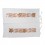 Boîtier pour pâtisserie en lin de coton avec rouille Estampes romagnoles - Tailles maximales 130x65 