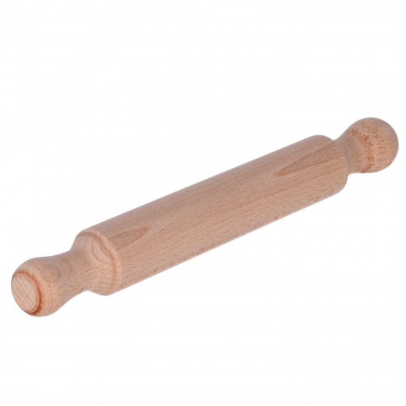 Rolling pin, in beech tree wood, for cutter guitar. Length cm 32