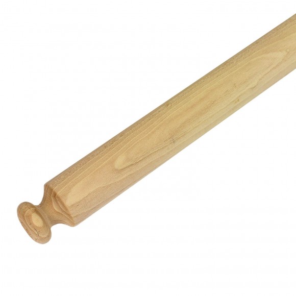 Professional rolling pin in beech tree wood for fresh homemade pasta. Length cm 110