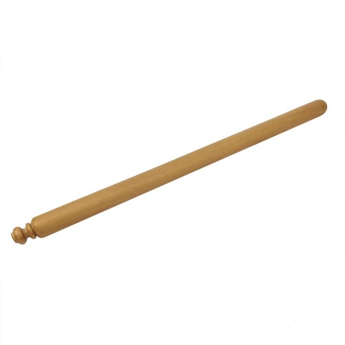 Rolo para massa em madeira de iroko para massa fresca caseira.80 cm