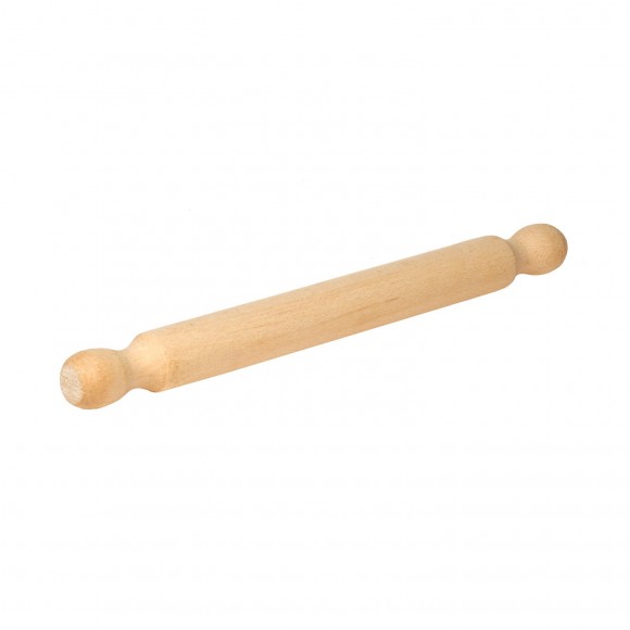 Wooden rolling pin for ravioli