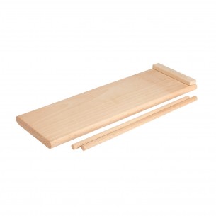 Placa de corte de madeira de uso duplo com parada: rigagnocchi, garganelli e padrão 2