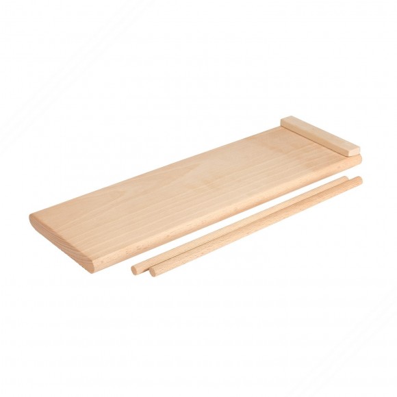 Double usage planche à découper en bois avec arrêt: rigagnocchi, garganelli et normes
