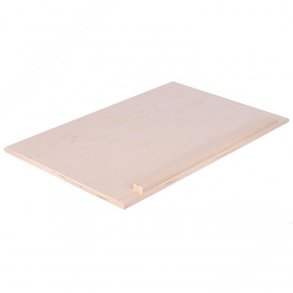 Asse da pasta in legno di betulla multistrato. Dimensioni tagliere: 90x50x1,2 cm