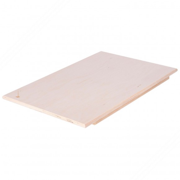 Asse da pasta in legno di betulla multistrato. Dimensioni tagliere: 90x50x1,2 cm