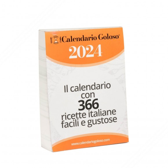 Calendario Goloso 2024 con ricette in Italiano