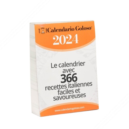 Calendario Goloso 2024 con recetas en francés