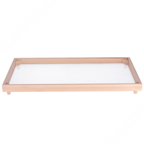 Rectangular Beech Wood Fresh Pasta Drying Tray. Dim. 32x60 cm