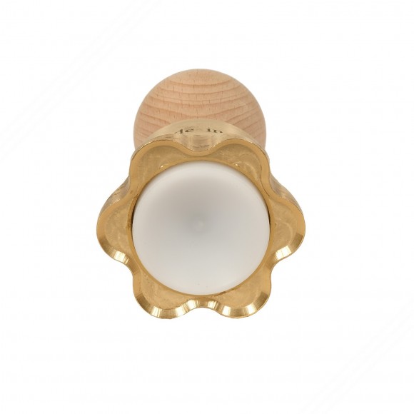 Blumenform messing ravioli-schnitt form mit automatischem auswerfer - 10,5 x 6 cm Diam.