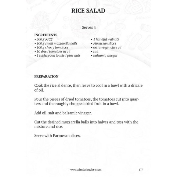 Il ricettario di tagliapasta in Inglese (PDF) - ricetta