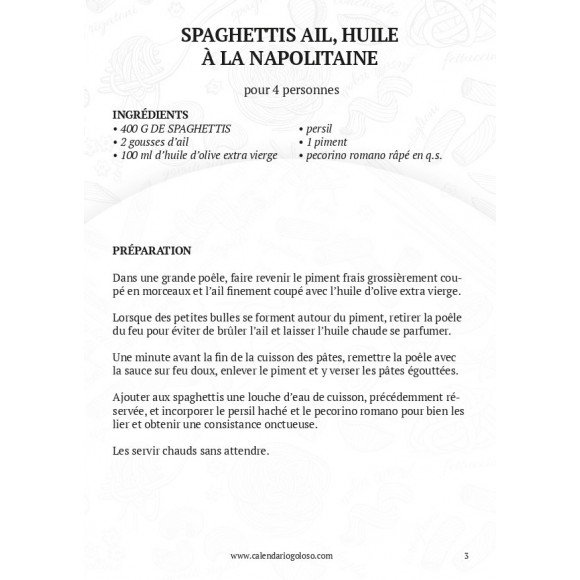 Livre de cuisine de Tagliapasta en français (PDF)