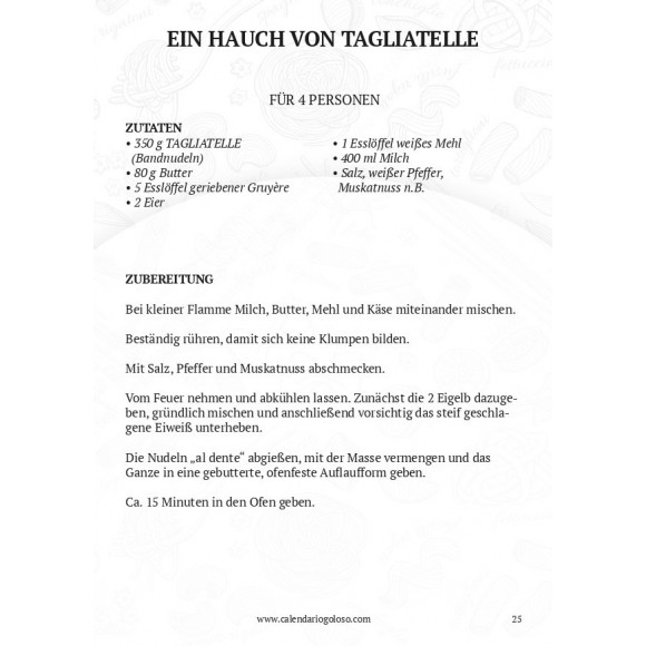 Tagliapasta's Kochbuch auf Deutsch (PDF)