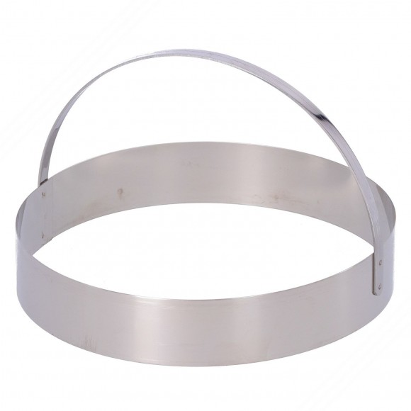 Edelstahl Piadina und Calzone Schneider. Durchmesser 22 cm