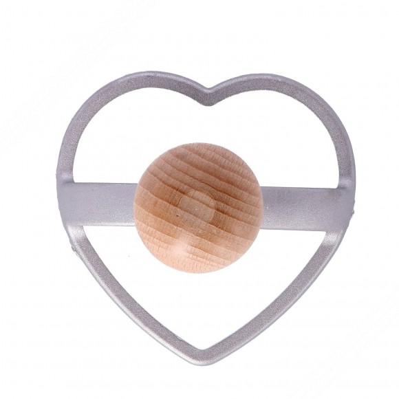 Aluminio en forma de corazón Molde para Cortar Ravioli – Diámetro 85 mm
