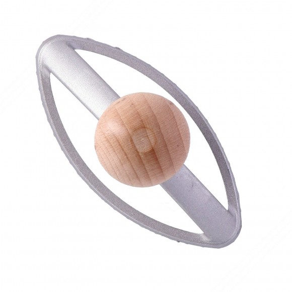 Oval geformtes Aluminium Form zum Schneiden von Ravioli – Durchmesser 105x50 mm