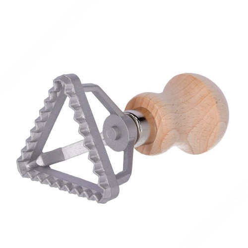 Aluminio en forma triangular Molde para el corte Ravioli – lado de medición: 45 mm