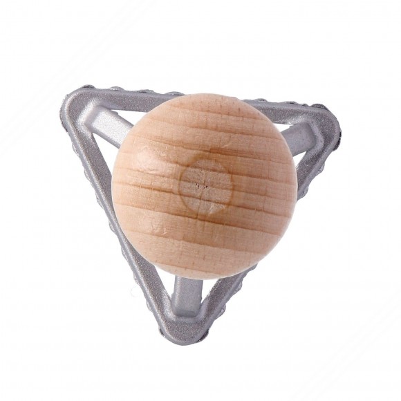 Aluminio en forma triangular Molde para el corte Ravioli – lado de medición: 45 mm
