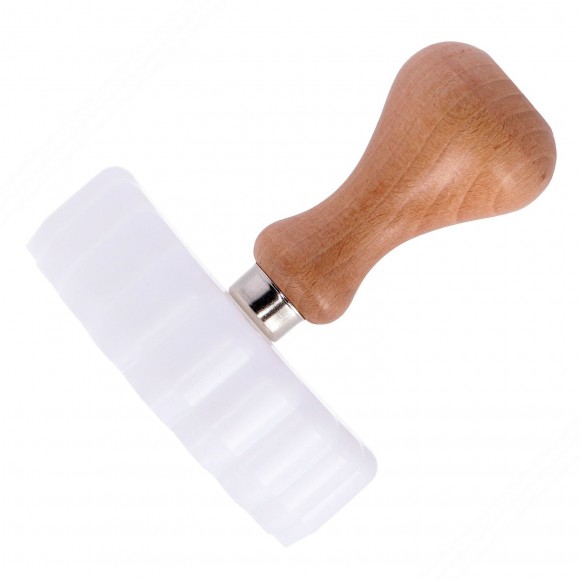 Half Moon Shaped Food Safe POM Plastic Stamp for Cutting Ravioli