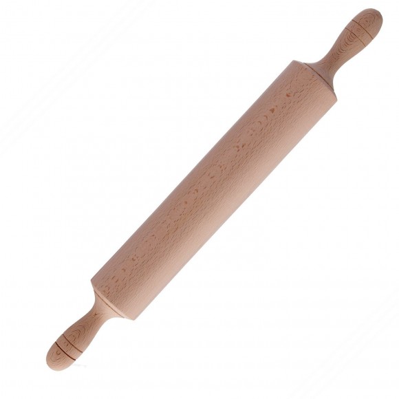 Madera giratoria profesional rodillo con doble agarre - Longitud cm 65