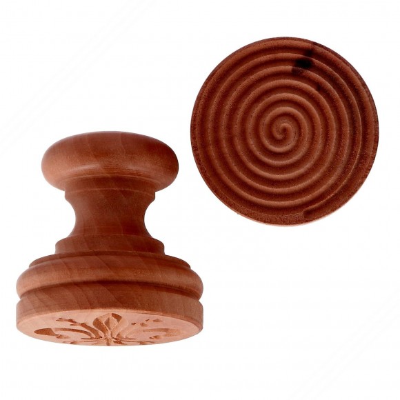 En forme de Lily Moule pour faire Ligurian Corzetti Pasta