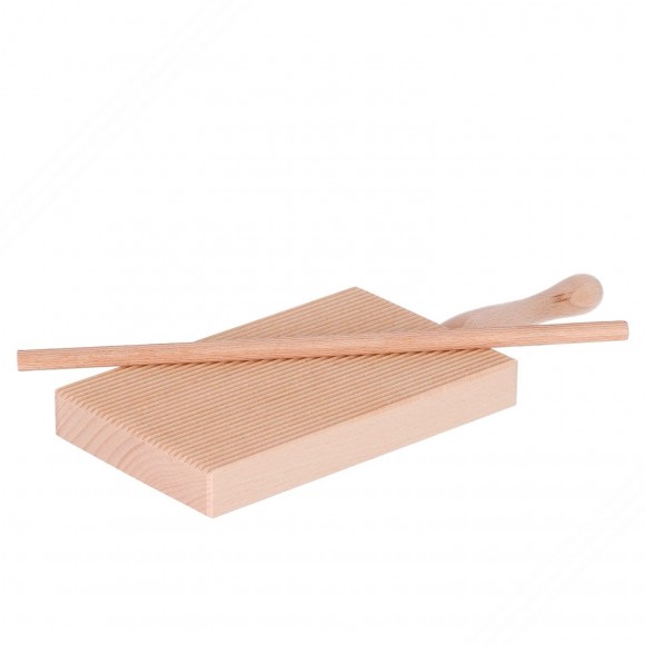 Planche en bois pour rouler les gnocchis et Pâte Garganelli