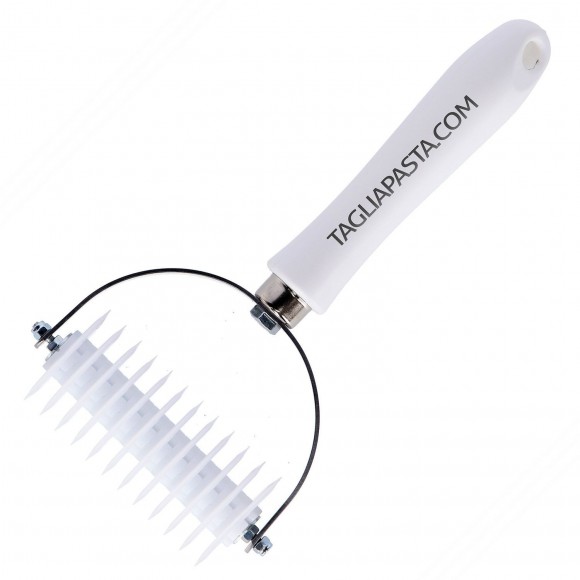 Cortador de massa com 12 lâminas de plástico liso, perfeito para fazer Massa de Tagliatelle - 7mm